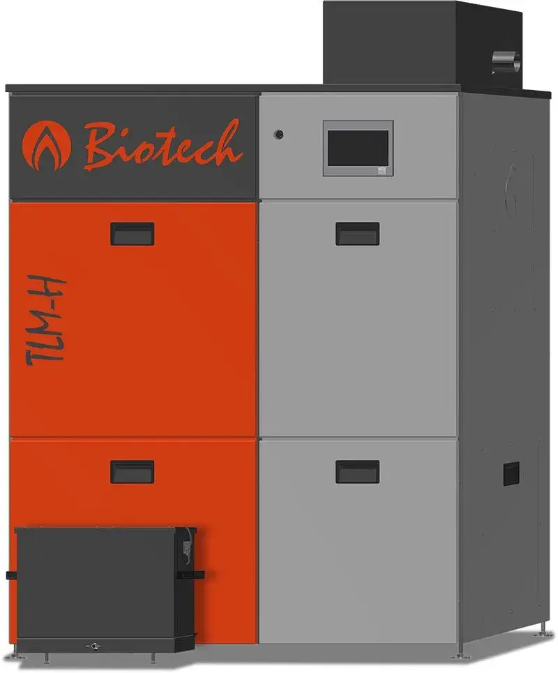 Biotech Heizung in grau und rot